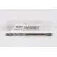 M3.5x0.6 M HSS-E Spiral Flute Tap, 4mm Shank x 7mm Thread Length, 2.5XD, Mod. Bottoming, 2 Flute, 6H, Uncoated