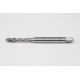 M4.5x0.75 M HSS-E Spiral Flute Tap, 6mm Shank x 8mm Thread Length, 2.5XD, Mod. Bottoming, 2 Flute, 6H, Uncoated