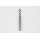 M4.5x0.75 M HSS-E Spiral Flute Tap, 6mm Shank x 8mm Thread Length, 2.5XD, Mod. Bottoming, 2 Flute, 6H, Uncoated
