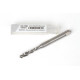 M5x0.8 M HSS-E Spiral Flute Tap, 6mm Shank x 8mm Thread Length, 2.5XD, Mod. Bottoming, 2 Flute, 6H, Uncoated