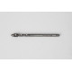 M7x1.0 M HSS-E Spiral Flute Tap, 7mm Shank x 10mm Thread Length, 2.5XD, Mod. Bottoming, 2 Flute, 6H, Uncoated