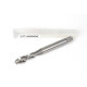 M10x1.5 M HSS-E Spiral Flute Tap, 10mm Shank x 15mm Thread Length, 2.5XD, Mod. Bottoming, 2 Flute, 6H, Uncoated