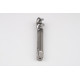 M18x2.5 M HSS-E Spiral Flute Tap, 14mm Shank x 25mm Thread Length, 2.5XD, Mod. Bottoming, 3 Flute, 6H, Uncoated