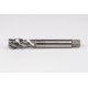 M20x2.5 M HSS-E Spiral Flute Tap, 16mm Shank x 25mm Thread Length, 2.5XD, Mod. Bottoming, 3 Flute, 6H, Uncoated
