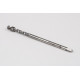 M4x0.5 MF HSS-E Spiral Flute Tap, 2.8mm Shank x 5mm Thread Length, 2.5XD, Mod. Bottoming, 2 Flute, 6H, Uncoated