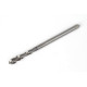 M6x0.75 MF HSS-E Spiral Flute Tap, 4.5mm Shank x 8mm Thread Length, 2.5XD, Mod. Bottoming, 2 Flute, 6H, Uncoated