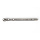 M8x1.0 MF HSS-E Spiral Flute Tap, 6mm Shank x 10mm Thread Length, 2.5XD, Mod. Bottoming, 2 Flute, 6H, Uncoated