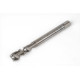M12x1.5 MF HSS-E Spiral Flute Tap, 9mm Shank x 15mm Thread Length, 2.5XD, Mod. Bottoming, 2 Flute, 6H, Uncoated