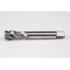 M18x1.5 MF HSS-E Spiral Flute Tap, 14mm Shank x 17mm Thread Length, 2.5XD, Mod. Bottoming, 3 Flute, 6H, Uncoated