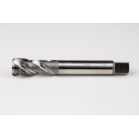 M20x1.5 MF HSS-E Spiral Flute Tap, 16mm Shank x 17mm Thread Length, 2.5XD, Mod. Bottoming, 3 Flute, 6H, Uncoated