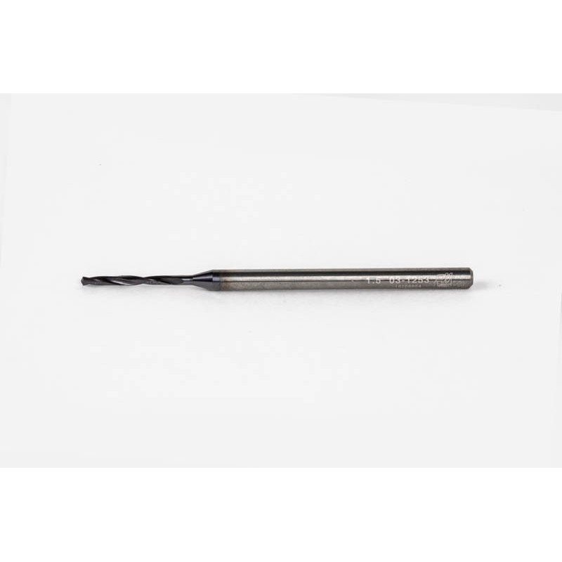 1.5mm Ø Carbide Drill, 3mm Shank x 140° Point Angle x 17° Helix, 3XD, 2 Flute, TiAlN Coated, GP