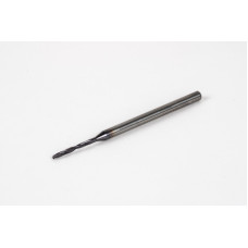 1.6mm Ø Carbide Drill, 3mm Shank x 140° Point Angle x 17° Helix, 3XD, 2 Flute, TiAlN Coated, GP