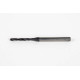 2mm Ø Carbide Drill, 4mm Shank x 140° Point Angle x 18° Helix, 3XD, 2 Flute, TiAlN Coated, GP