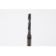 2.3mm Ø Carbide Drill, 4mm Shank x 140° Point Angle x 18° Helix, 3XD, 2 Flute, TiAlN Coated, GP