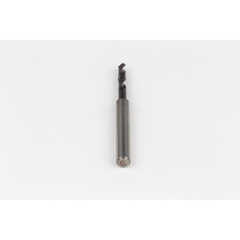 3.7mm Ø Carbide Drill, 6mm Shank x 140° Point Angle x 30° Helix, 3XD, 2 Flute, TiAlN Coated, GP