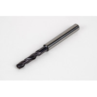 4.5mm Ø Carbide Drill, 6mm Shank x 140° Point Angle x 30° Helix, 3XD, 2 Flute, TiAlN Coated, GP