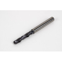 4.7mm Ø Carbide Drill, 6mm Shank x 140° Point Angle x 30° Helix, 3XD, 2 Flute, TiAlN Coated, GP