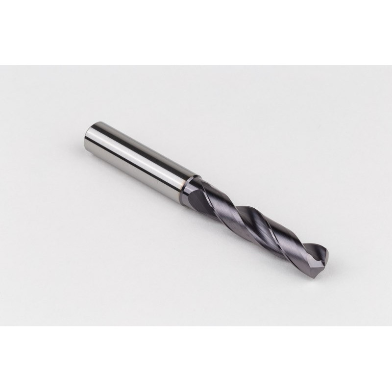 Твердосплавне свердло Ø 9,4 мм, хвостовик 10 мм x кут вершини 140° x спіраль 30°, 3XD, 2 канавки, покриття TiAlN, GP