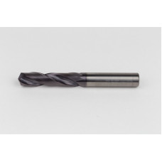 Твердосплавне свердло Ø 12 мм, хвостовик 12 мм x кут вістря 140° x спіраль 30°, 3XD, 2 канавки, покриття TiAlN, GP