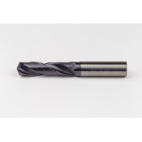Твердосплавне свердло Ø 15,2 мм, хвостовик 16 мм x кут вершини 140° x спіраль 30°, 3XD, 2 канавки, покриття TiAlN, GP