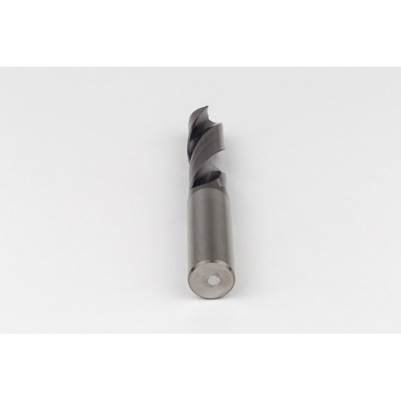 15.2mm Ø Carbide Drill, 16mm Shank x 140° Point Angle x 30° Helix, 3XD, 2 Flute, TiAlN Coated, GP