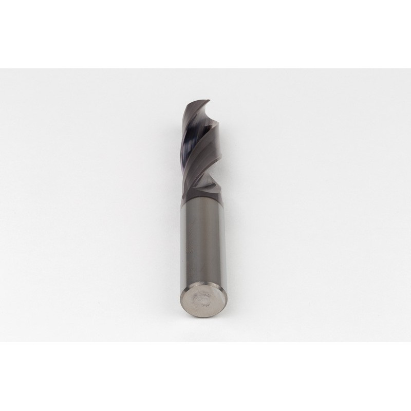 16mm Ø Carbide Drill, 16mm Shank x 140° Point Angle x 30° Helix, 3XD, 2 Flute, TiAlN Coated, GP