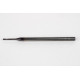1mm Ø Carbide Drill, 3mm Shank x 140° Point Angle x 15° Helix, 5XD, 2 Flute, TiAlN Coated, GP