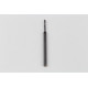 1.25mm Ø Carbide Drill, 3mm Shank x 140° Point Angle x 15° Helix, 5XD, 2 Flute, TiAlN Coated, GP