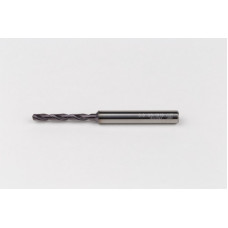 Твердосплавне свердло Ø 3,2 мм, хвостовик 6 мм x кут вершини 140° x спіраль 30°, 5xD, 2 канавки, покриття TiAlN, GP