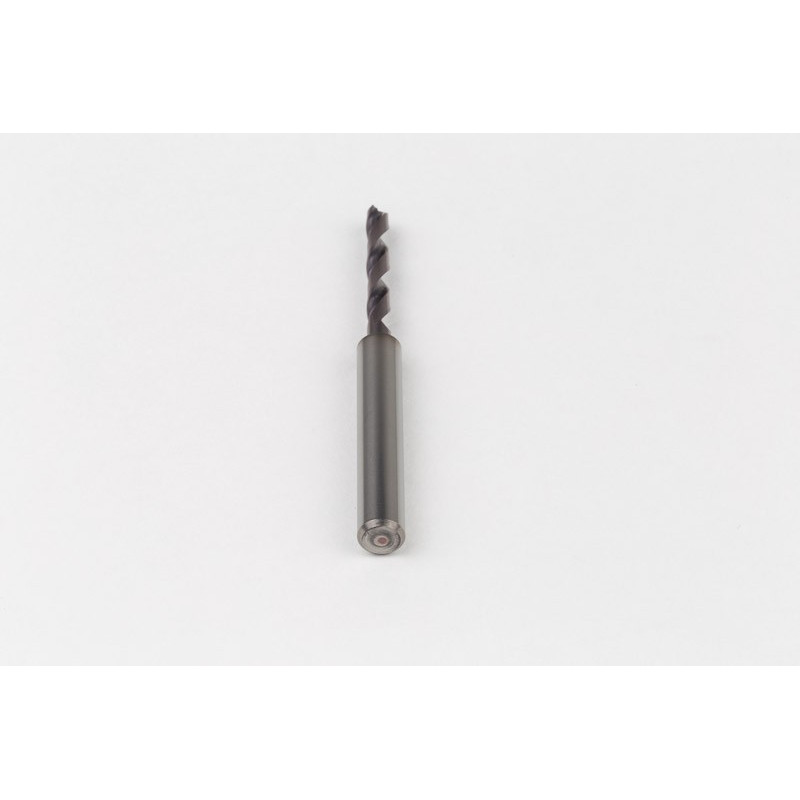 3.2mm Ø Carbide Drill, 6mm Shank x 140° Point Angle x 30° Helix, 5XD, 2 Flute, TiAlN Coated, GP