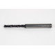 3.7mm Ø Carbide Drill, 6mm Shank x 140° Point Angle x 30° Helix, 5XD, 2 Flute, TiAlN Coated, GP