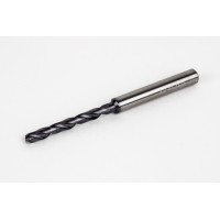 Твердосплавне свердло Ø 4 мм, хвостовик 6 мм x кут вістря 140° x спіраль 30°, 5XD, 2 канавки, покриття TiAlN, GP