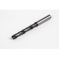 Твердосплавне свердло Ø 7 мм, хвостовик 8 мм x кут вістря 140° x спіраль 30°, 5XD, 2 канавки, покриття TiAlN, GP