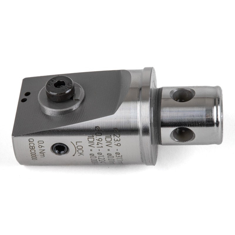 23.9 - 31.1mm (0.941 - 1.224") Ø Finish Boring Head, 14mm Pilot Diameter x 35mm Body Length, TSC
