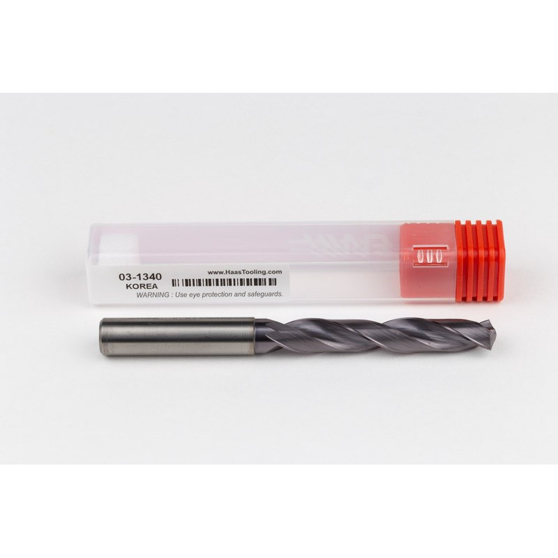 Твердосплавне свердло Ø 9,4 мм, хвостовик 10 мм x кут вістря 140° x спіраль 30°, 5XD, 2 канавки, покриття TiAlN, GP