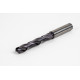 10.5mm Ø Carbide Drill, 12mm Shank x 140° Point Angle x 30° Helix, 5XD, 2 Flute, TiAlN Coated, GP