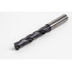 10.8mm Ø Carbide Drill, 12mm Shank x 140° Point Angle x 30° Helix, 5XD, 2 Flute, TiAlN Coated, GP