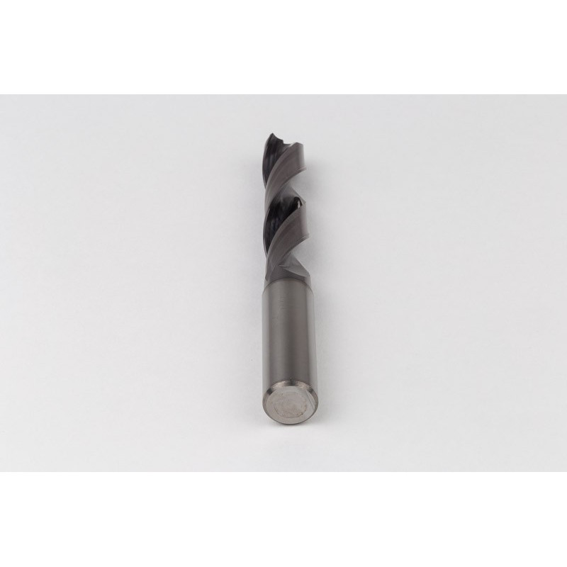 13.5mm Ø Carbide Drill, 14mm Shank x 140° Point Angle x 30° Helix, 5XD, 2 Flute, TiAlN Coated, GP