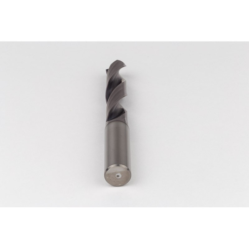 14mm Ø Carbide Drill, 14mm Shank x 140° Point Angle x 30° Helix, 5XD, 2 Flute, TiAlN Coated, GP