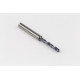 3.3mm Ø Carbide Drill, 6mm Shank x 140° Point Angle x 25° Helix, 5XD, 2 Flute, TiAlN Coated, GP, TSC