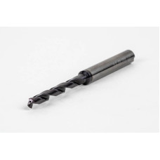 Твердосплавне свердло Ø 4 мм, хвостовик 6 мм x кут вістря 140° x спіраль 29°, 5XD, 2 канавки, покриття TiAlN, GP, TSC