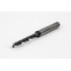 4mm Ø Carbide Drill, 6mm Shank x 140° Point Angle x 29° Helix, 5XD, 2 Flute, TiAlN Coated, GP, TSC