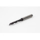 4.5mm Ø Carbide Drill, 6mm Shank x 140° Point Angle x 32° Helix, 5XD, 2 Flute, TiAlN Coated, GP, TSC