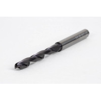 Твердосплавне свердло Ø 5 мм, хвостовик 6 мм x кут вістря 140° x спіраль 26°, 5XD, 2 канавки, покриття TiAlN, GP, TSC