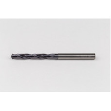 Твердосплавне свердло Ø 5,5 мм, хвостовик 6 мм x кут вершини 140° x спіраль 28°, 5XD, 2 канавки, покриття TiAlN, GP, TSC