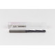 5.5mm Ø Carbide Drill, 6mm Shank x 140° Point Angle x 28° Helix, 5XD, 2 Flute, TiAlN Coated, GP, TSC