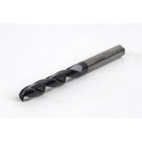 6.5mm Ø Carbide Drill, 8mm Shank x 140° Point Angle x 25° Helix, 5XD, 2 Flute, TiAlN Coated, GP, TSC
