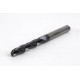 6.6mm Ø Carbide Drill, 8mm Shank x 140° Point Angle x 26° Helix, 5XD, 2 Flute, TiAlN Coated, GP, TSC