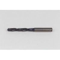 Твердосплавне свердло Ø 6,7 мм, хвостовик 8 мм x кут вершини 140° x спіраль 26°, 5XD, 2 канавки, покриття TiAlN, GP, TSC
