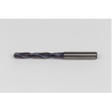 Твердосплавне свердло Ø 6,7 мм, хвостовик 8 мм x кут вершини 140° x спіраль 26°, 5XD, 2 канавки, покриття TiAlN, GP, TSC